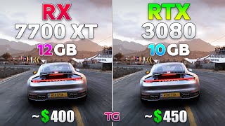 RX 7700 XT vs RTX 3080  Test in 10 Games [upl. by Scrivings]