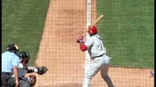 Jimmy Rollins hitting mechanics 2 [upl. by Georgette]