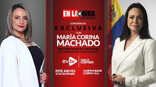 evtv EnVivo  EnLaMira con LaKatuar  ENTREVISTA con María Corina Machado [upl. by Saiasi]