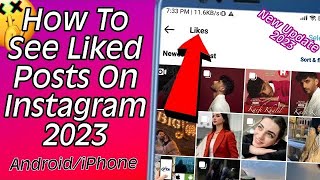 How to Find Liked Posts on Instagram  AndroidiOS [upl. by Tallie]