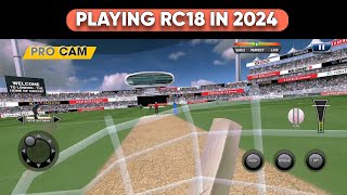 Playing Pro Cam Batting In RC18 😍  In 2024 [upl. by Ettenan982]