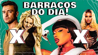 🚨 BARRACOS DO DIA  MEGAN THEE STALLION X NICKI MINAJ E FÃS DA BRITNEY X JUSTIN TIMBERLAKE [upl. by Anerec]