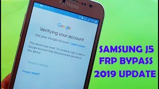 SAMSUNG J5 J500 FRP BYPASS NEW UPDATE 2019 BROWSER SIGN IN [upl. by Refinaj440]