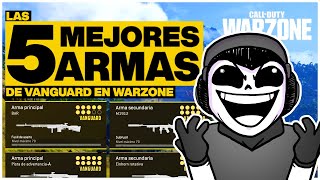 Las 5 MEJORES ARMAS de Vanguard en Warzone Pacific con CONFIGURACIONES [upl. by Nilhsa]