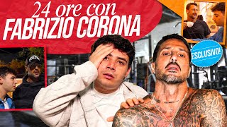 LAVORARE 24 ore con FABRIZIO CORONA tra i soldi e la libertà dopo il carcere  Giorno di Prova [upl. by Jauch]