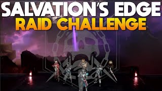 Destiny 2  SALVATIONS EDGE WORLDS FIRST RACE Final Shape Day One Raid Challenge [upl. by Joellen]