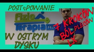 Postępowanie z bólem lędźwiowym w 7 krokach 53 FizjoTerapia HD [upl. by Lambert742]