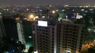 GPRA CPWD Phase I Residential Building ITD Cem India Night View New Delhi [upl. by Ahsirt430]