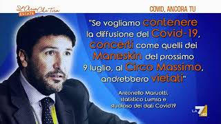 Concerto dei Måneskin il microbiologo Andrea Crisanti quotCon questo virus non cè nessuna [upl. by Eire]