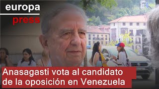 Anasagasti vota al candidato de la oposición Urrutia para que quotacabe la agoníaquot en Venezuela [upl. by Ulphi]