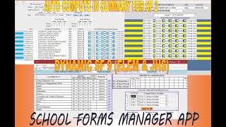 Deped Automated School Forms SF 2 and SF 9 SF 10 in One File [upl. by Nnyre686]