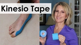 Kinesio Tape for Post Bunion Surgery [upl. by Seuqirdor]