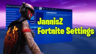 JannisZ Fortnite Chapter 2 Season 3 Settings [upl. by Norrek]