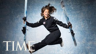 Aerials Skier Ashley Caldwell Opens Up About Her RecordBreaking Career  Meet Team USA  TIME [upl. by Ahsinav]