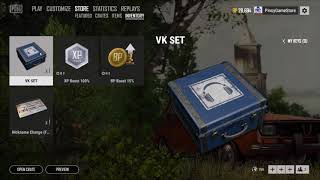 Unboxing VK Set in PUBG [upl. by Weaks881]