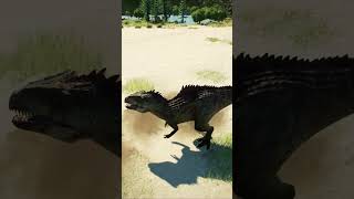 Giganotosaurus VS Feathered Trex Jurassic World Evolution 2 jurassicpark jurassicworld dinosaurs [upl. by Belsky25]