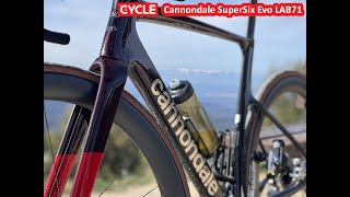 Présentation du Cannondale SuperSix Evo LAB71 [upl. by Callean]