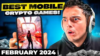 10 BEST Mobile Play To Earn Crypto Games February 2024 Android amp iOS [upl. by Ayrad307]