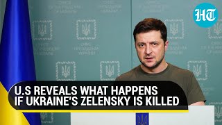 Zelenskys life in danger US reveals what happens if Ukrainian president is killed in Ukraine war [upl. by Knepper]