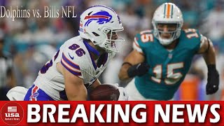 Dolphins vs Bills NFL Thursday Night Football tonight Score stats highlights [upl. by Ellicul]