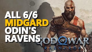 All Midgard Odins Ravens God Of War Ragnarok [upl. by Anaujal]