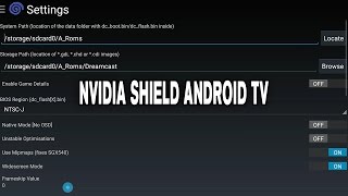 Reicast Emulator Settings  Configuration  NVIDIA SHIELD Android TV 2015  1080p  Dreamcast [upl. by Akkimat]