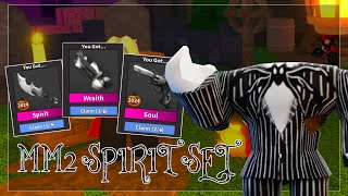 MM2 SPIRIT SET MONTAGE AS JACK SKELLINGTON MM2 HALLOWEEN 2024 [upl. by Plumbo861]