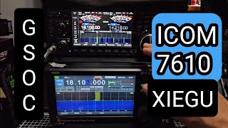 XIEGU GSOC amp ICOM IC7610 [upl. by Theadora]