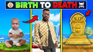 Franklins BIRTH to DEATH in GTA 5 Part 2 [upl. by Adnama]