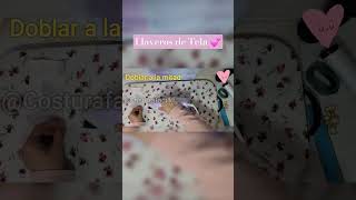 🌟 Lindos llaveros de tela 💕 Fáciles y con poco dinero 💰 costurafacil diy tips moda [upl. by Annaeoj604]