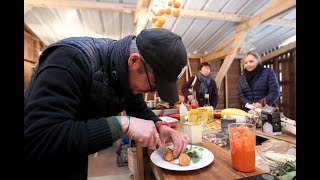 Nöel à Biarritz  démonstrations culinaires aux Halles [upl. by Eadnus]