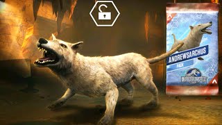 UNLOCK ANDREWSARCHUS X3 LEVEL 40  JURASSIC WORLD THE GAME [upl. by Critta836]