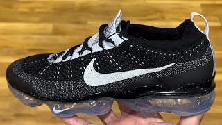 Nike Air Vapormax 2023 Flyknit Black Blue Tint Shoes [upl. by Asirrac]