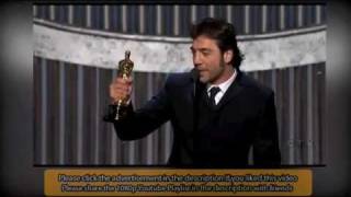 Javier Bardem wins Oscar for Best Supporting ActorExtended video [upl. by Jocelyn]