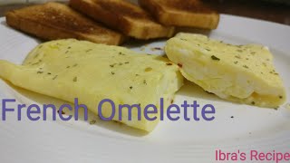 French Omelette Recipe How to make butterysoft and layered French Omelette in Hindi [upl. by Arni]