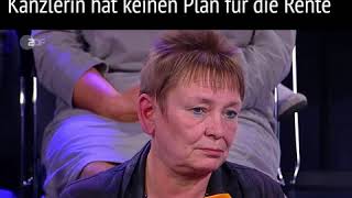 Kein Rezept für die Rente Diese Putzfrau entlarvt Merkel [upl. by Ahael890]