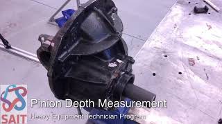 Differential Service  Pinion Depth Measurement [upl. by Phaidra]