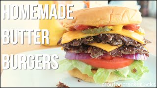 Homemade ButterBurgers The Culvers Way  Butter Burger Deluxe Recipe [upl. by Ilrac]