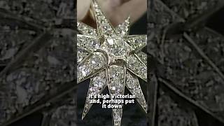 19th Century Diamond Brooch Worth TWENTY Times Its Insurance Value AntiquesRoadshow Shorts [upl. by Lou]