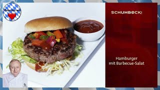 Alfons Schuhbeck  Hamburger mit Barbecue Salat [upl. by Eileek]