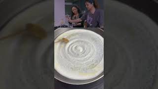 റീല് VS റിയൽ 🎥  DOSA MAKING trending VIRAL manjuwarrier pearlemaaneyshow [upl. by Jessalyn]