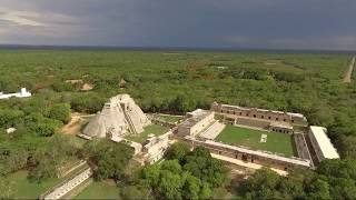 Zona Arqueologica Uxmal Mexico  Drone [upl. by Elkcim729]