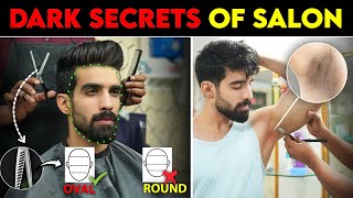 DARK SECRETS of Salon💇‍♂️ Hairstyles as per FACE SHAPE Full body hair removal Skincare Collagen [upl. by Cecelia]