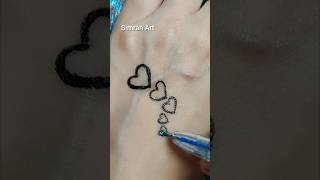 Heart ❤️ tattoo design shorts viral trending [upl. by Dorene]