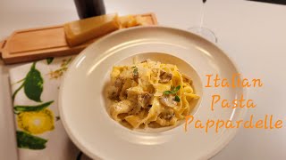 How to make Italian Pasta Pappardelle [upl. by Crandell]