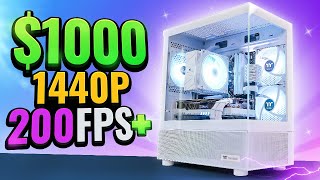 Literally the Best 1000 Gaming PC Build [upl. by Tijnar]