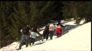 Schneeschuhlaufen am Kristberg im Montafon [upl. by Ethan]