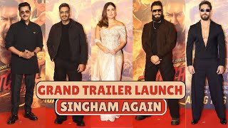 Ajay Devgn Ranveer Singh Tiger Shroff amp Other Celebs At Grand Trailer Launch Of Singham Again [upl. by Dareen257]