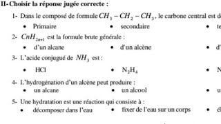 Correction Texte Model 2024 LLA  2e partie choisir la bonne réponse  Chimie NS4 [upl. by Deden288]