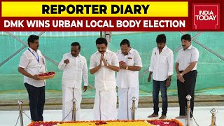 DMK Gets Landmark Victory In Urban Local Body Election  Reporter Diary [upl. by Annaehr]